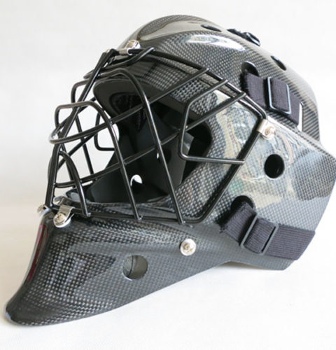 carbon goalie mask